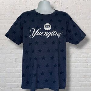 Yuengling 195 Years Stars & Stripes Graphic Tee XL Patriotic Beer Shirt